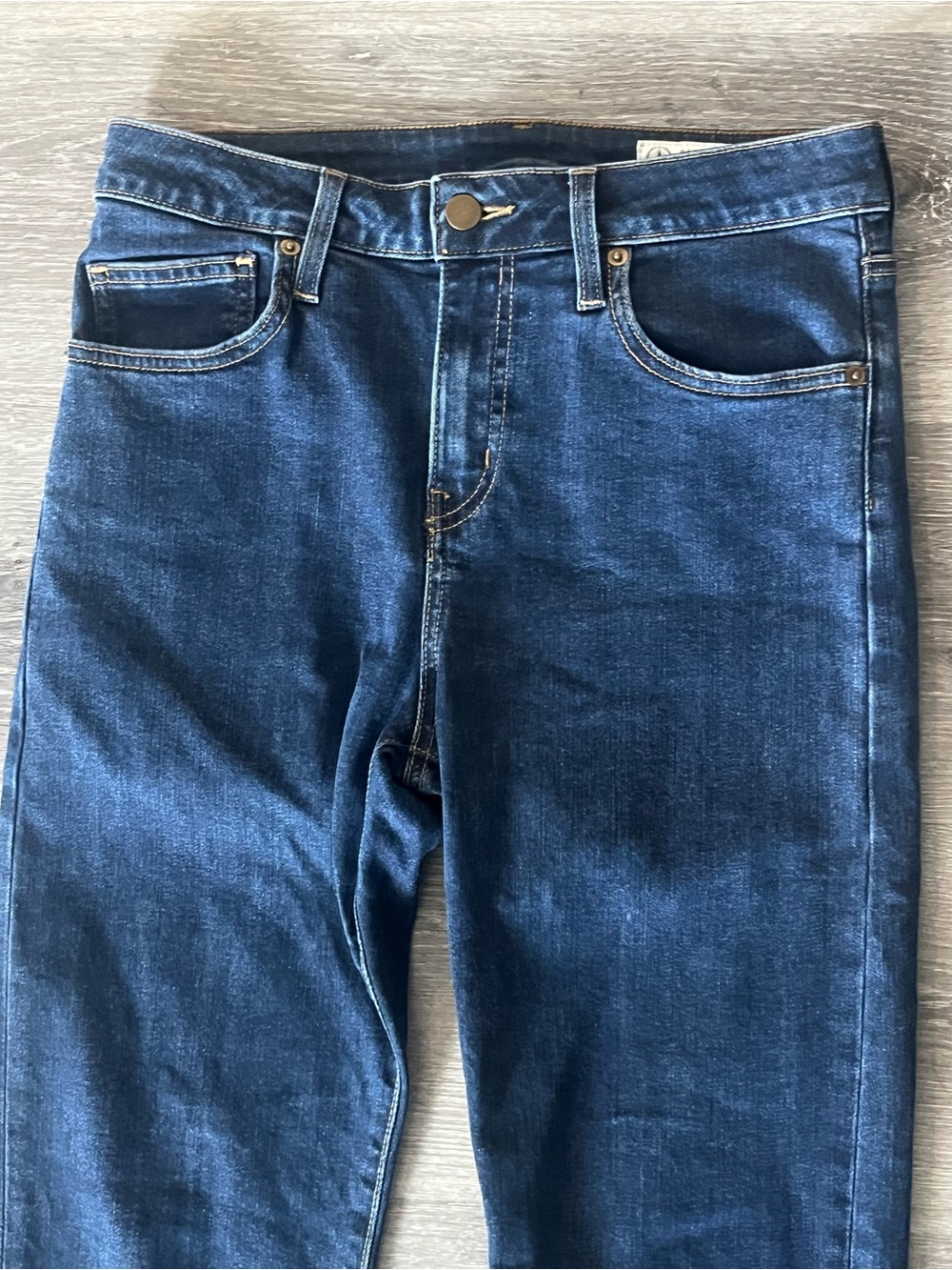 Aviator Best Travel Jeans Women’s Slim Straight Classic Indigo Size 26 Denim - Picture 4 of 16